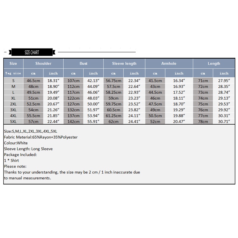 Áo sơ mi INCERUN tay dài cài khuy màu trắng thời trang cho nam