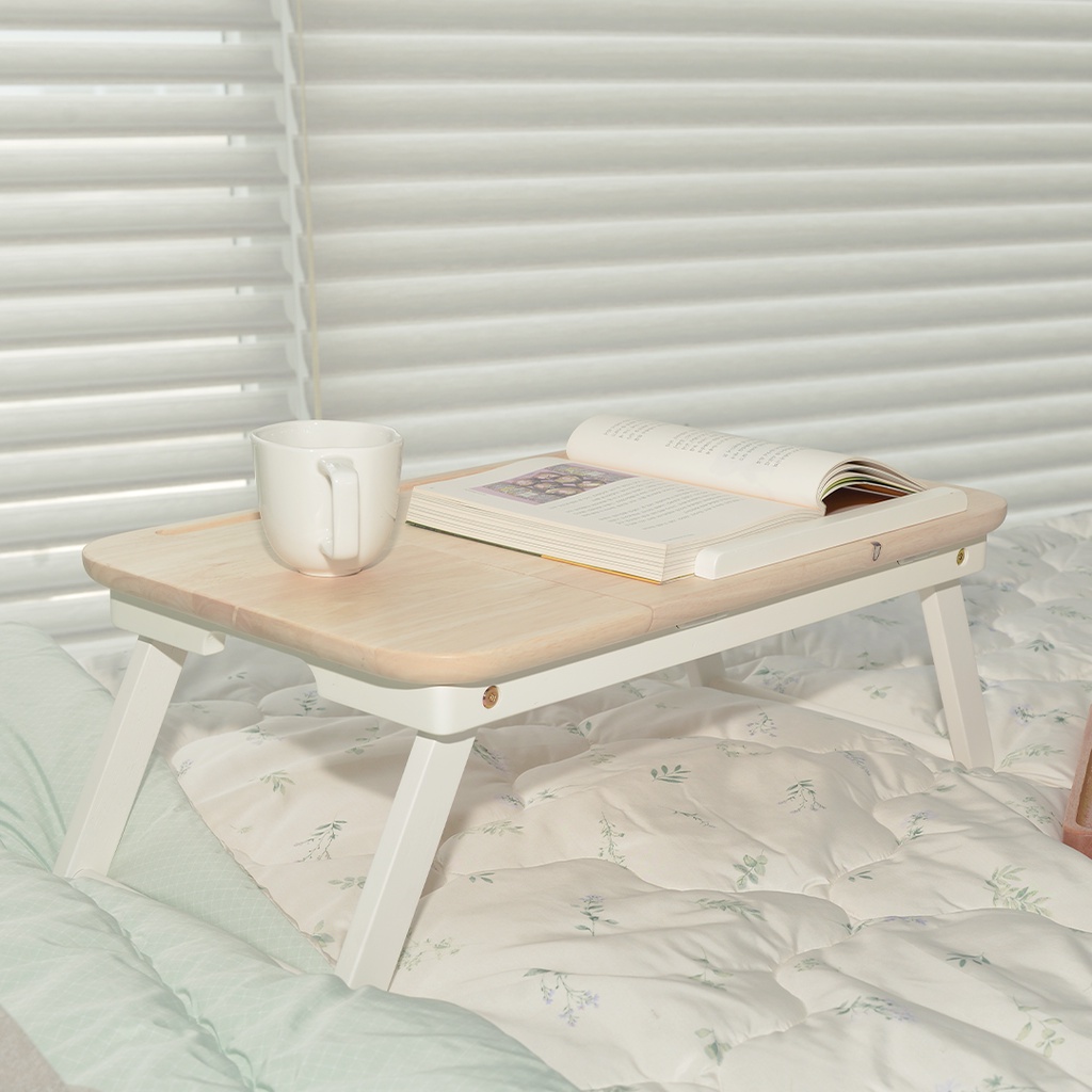 Bàn Gỗ Gấp Gọn ARIZE Bandiz Wood Bed Table Sử Dụng Trên Giường Tiện Lợi