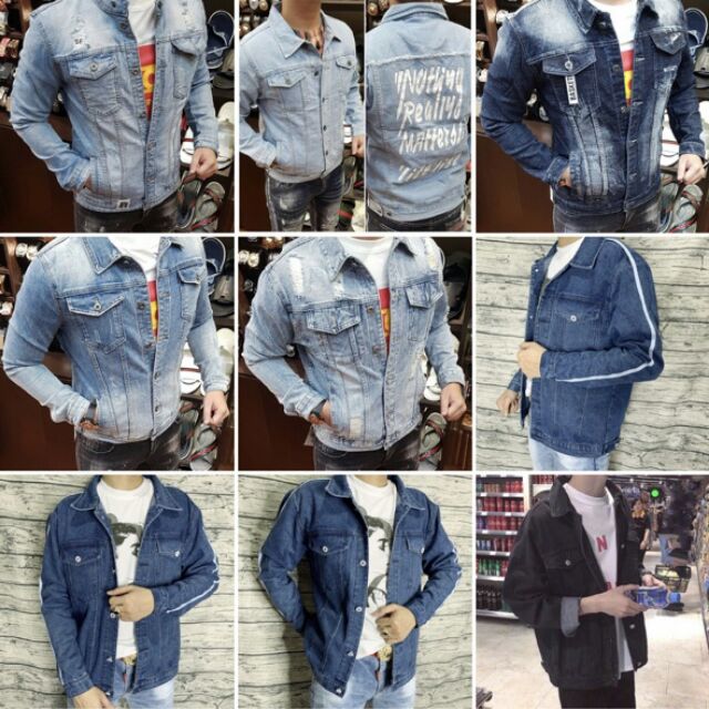 ÁO KHOÁC JEANS NAM NỮ SLL