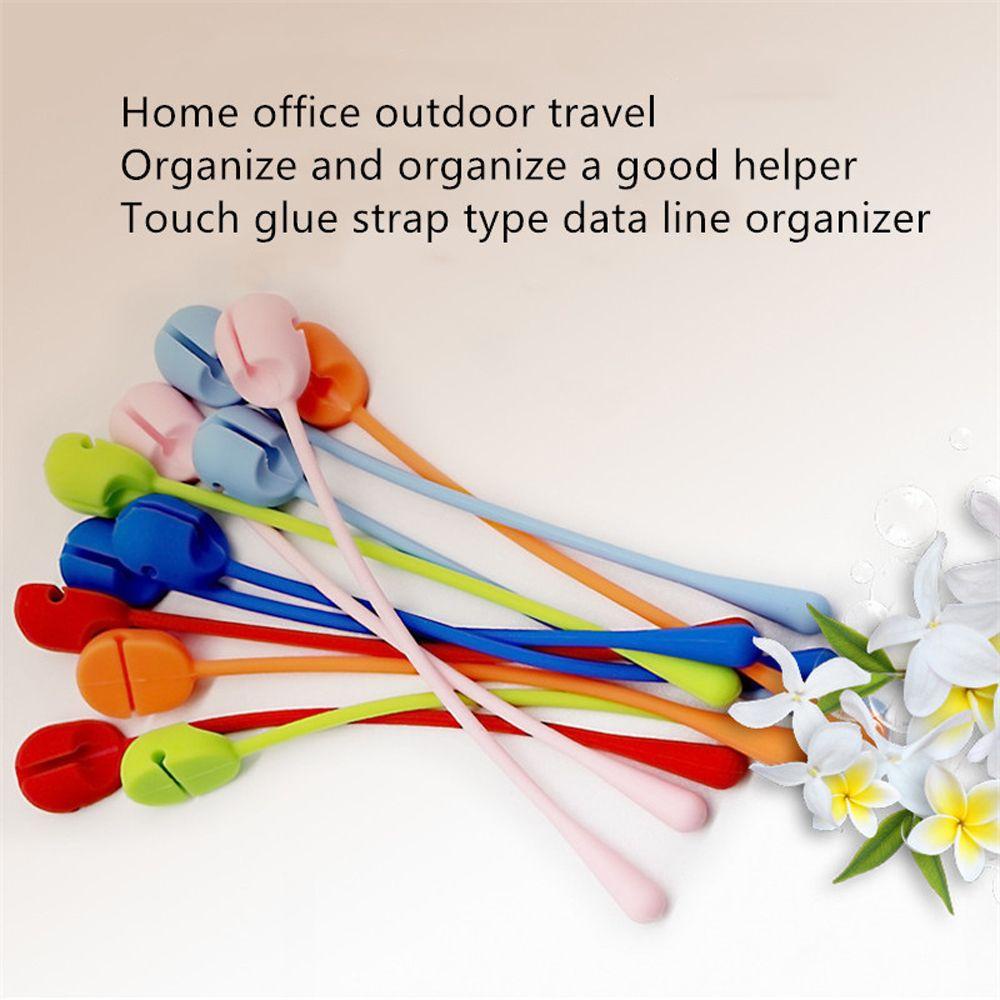 Dụng Cụ Quấn Dây Cáp Bằng Silicone Đa Năng Gọn Gàng|Dụng Cụ Cố Định Dây Cáp Để Bàn Tiện Lợi