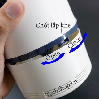 Đèn bắt muỗi hình trụ kiêm đèn ngủ