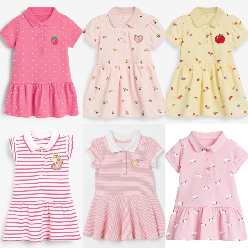 Váy Polo bé gái hãng Little Maven 2-7y nhiều mẫu