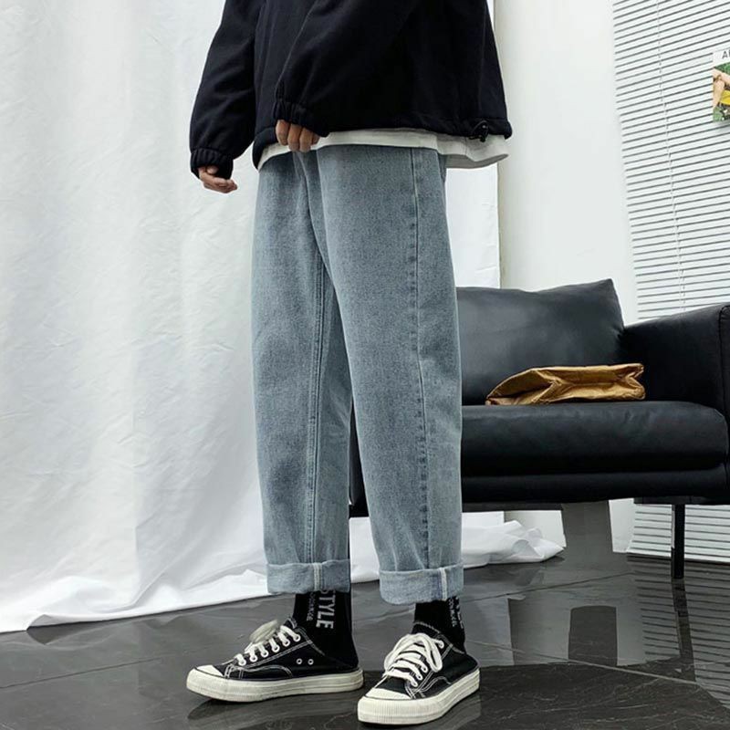 Quần Jean Ống Rộng Nam Nữ Cạp Chun HIPHOP STREETWEAR - Quần Bò Ống Rộng Giá Rẻ | BigBuy360 - bigbuy360.vn