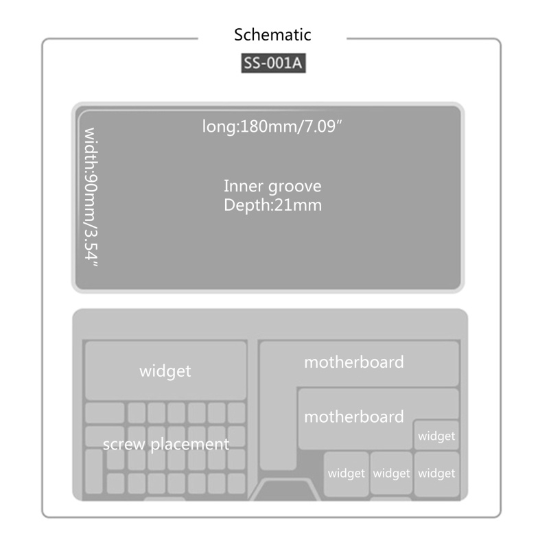 Hộp Đựng Ốc Vít / Bo Mạch Chủ IC Màn Hình LCD