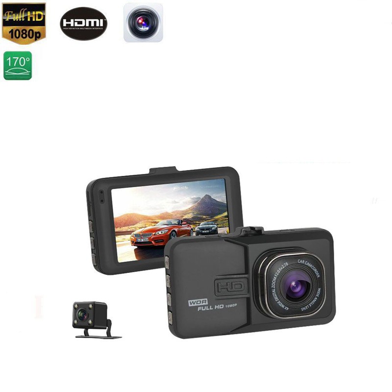 Máy quay hành trình DVR 2 ống kính oncam t636 1080P Full HD 170 D cho xe hơi | BigBuy360 - bigbuy360.vn