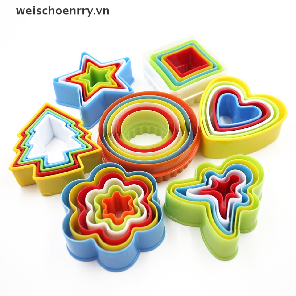 Khuôn Nhựa Làm Bánh Quy / Kẹo Đường Trang Trí Bánh Kem DIY