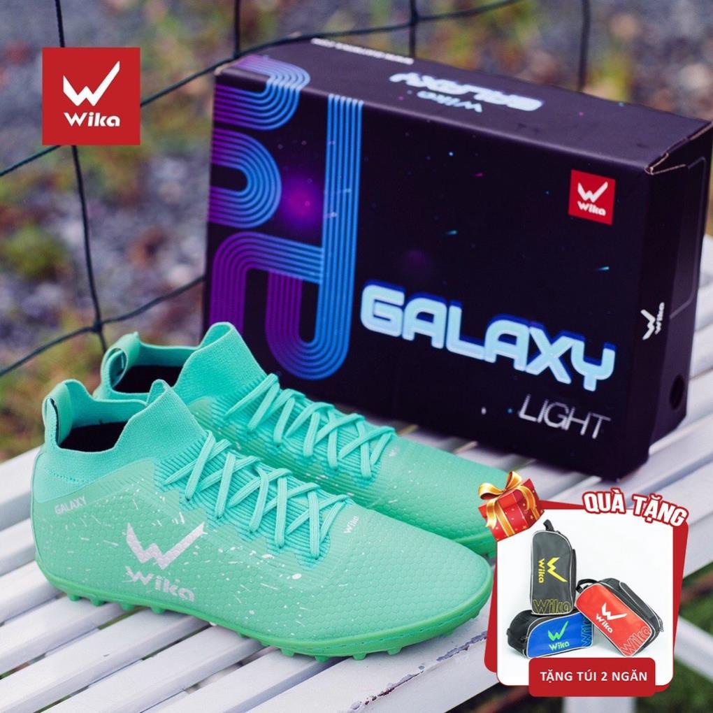 Giày Bóng Đá Sân Cỏ Nhân Tạo Wika Galaxy Chính Hãng Chất Da Mềm Mại Thiết Kế Ôm Chân Tặng Kèm Túi Hai Ngăn