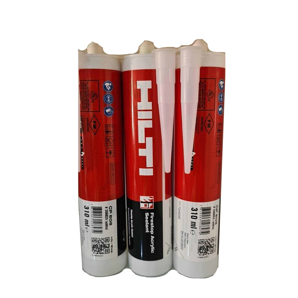 KEO SILICON CHỐNG CHÁY HILTI CP606 310ML / HILTI FS ONE MAX 300ML