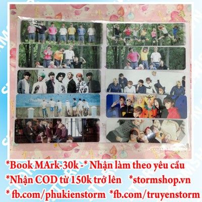 Book Mark BTS chỉ với giá 30k/1 bảng 10 cái