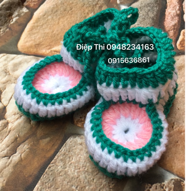 Giầy len sơ sinh