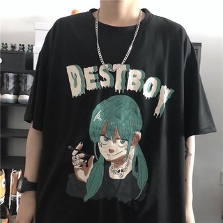 Áo thun tay lỡ oversize nam nữ destboy - unisex