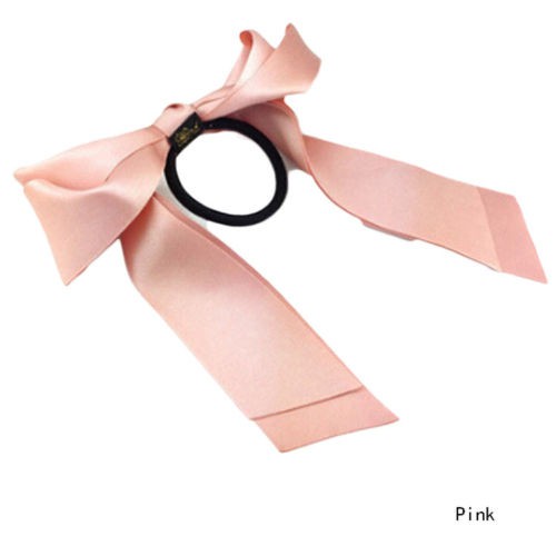 Dây buộc tóc co giãn đính nơ thời trang