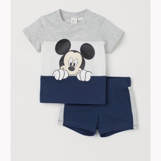 Set bộ đồ mickey h&m