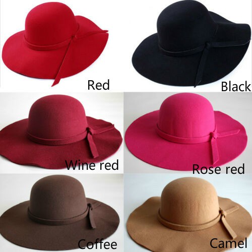 Nón vành rộng kiểu dáng thời trang phong cách cổ điển