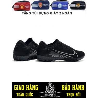 (HÀNG THAILAND) GIÀY BÓNG ĐÁ SÂN CỎ NHÂN TẠO 𝗡𝗶𝗸𝗲 Mercurial Vapor 13 Pro đen TF.CAM KẾT Y HÌNH-CAM KẾT HÀNG -MHG*9