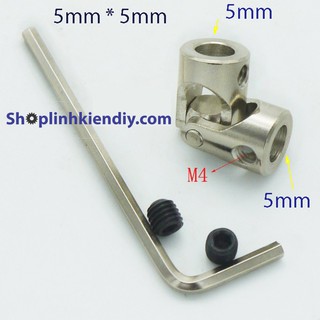 khớp nối cardan 5x5mm