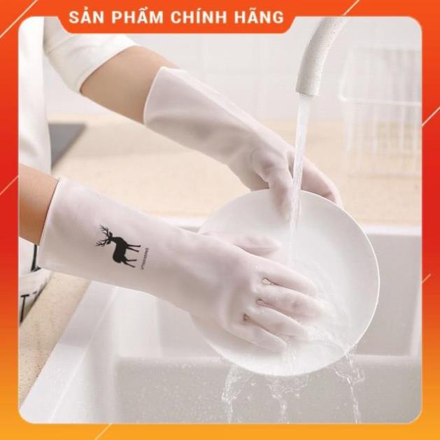 Đôi Găng Tay Cao Su Nhà Bếp Siêu Dai