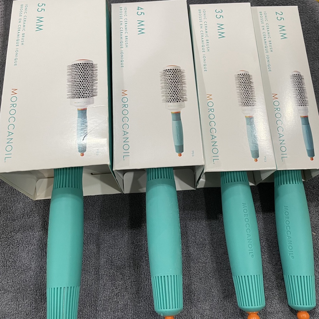 Lược tròn gốm sấy xoăn MOROCCANOIL CERAMIC Round Brush ( full size )