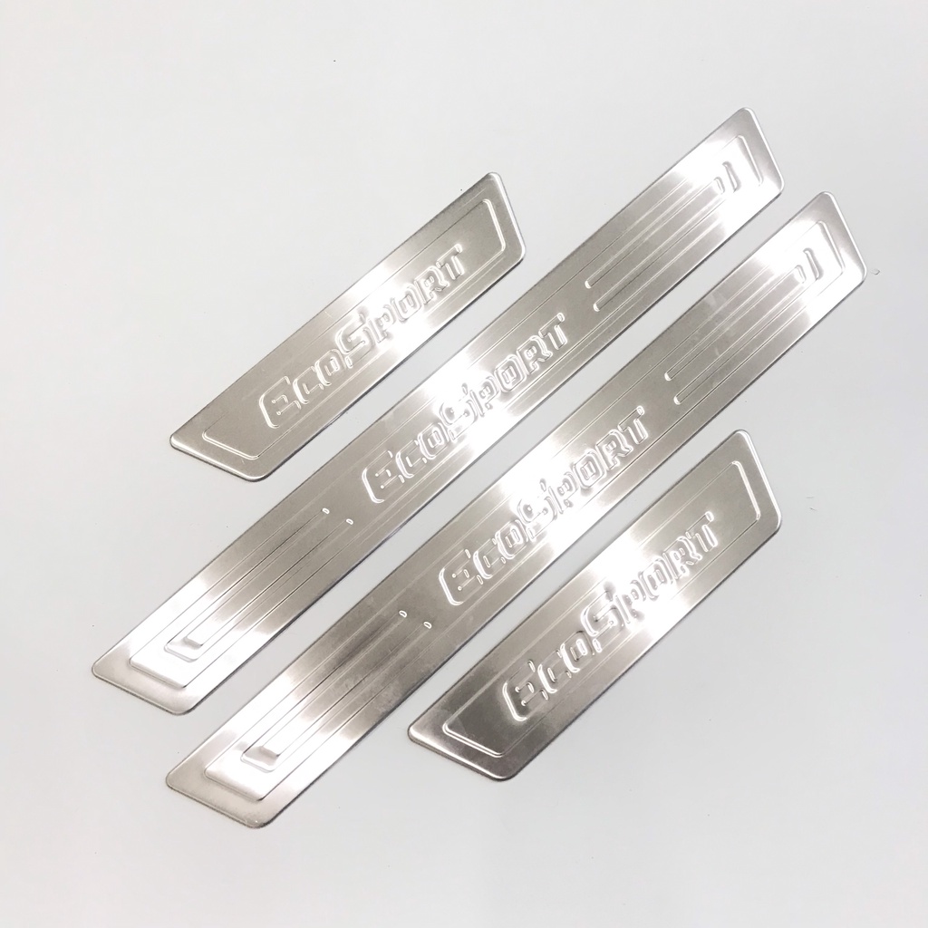 Ốp bậc cửa, nẹp bước chân xe ECOSPORT 2014 đến 2021 chất liệu Inox cao cấp