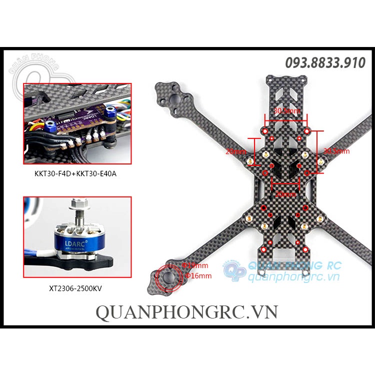 Bộ dụng cụ Quadcopter 5 inch