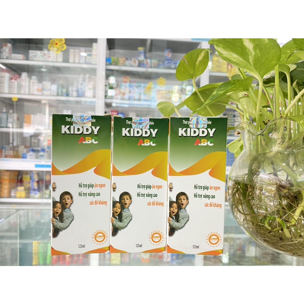 - KIDDY ABC  H 1 chai x 250ml - Giúp ăn ngon, nâng cao sức đề kháng