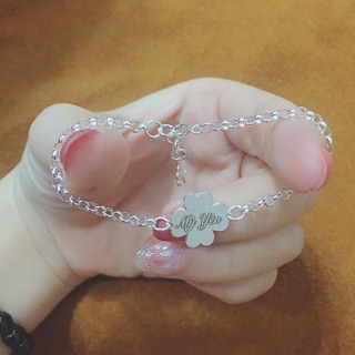 Lắc bạc khắc tên cho bé