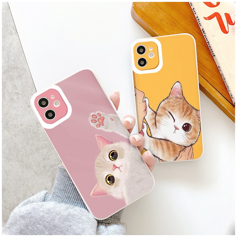 Ốp điện thoại iphone13pro/12pro/11pro/promax mèo con nghịch ngợm ốp iphone x/xr/xs/xsmax/6/7/8/plus/se2020 chống sốc