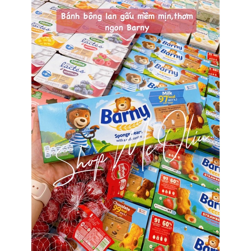 [SHIP AIR]-Bánh bông lan gấu Barny UK đủ vị