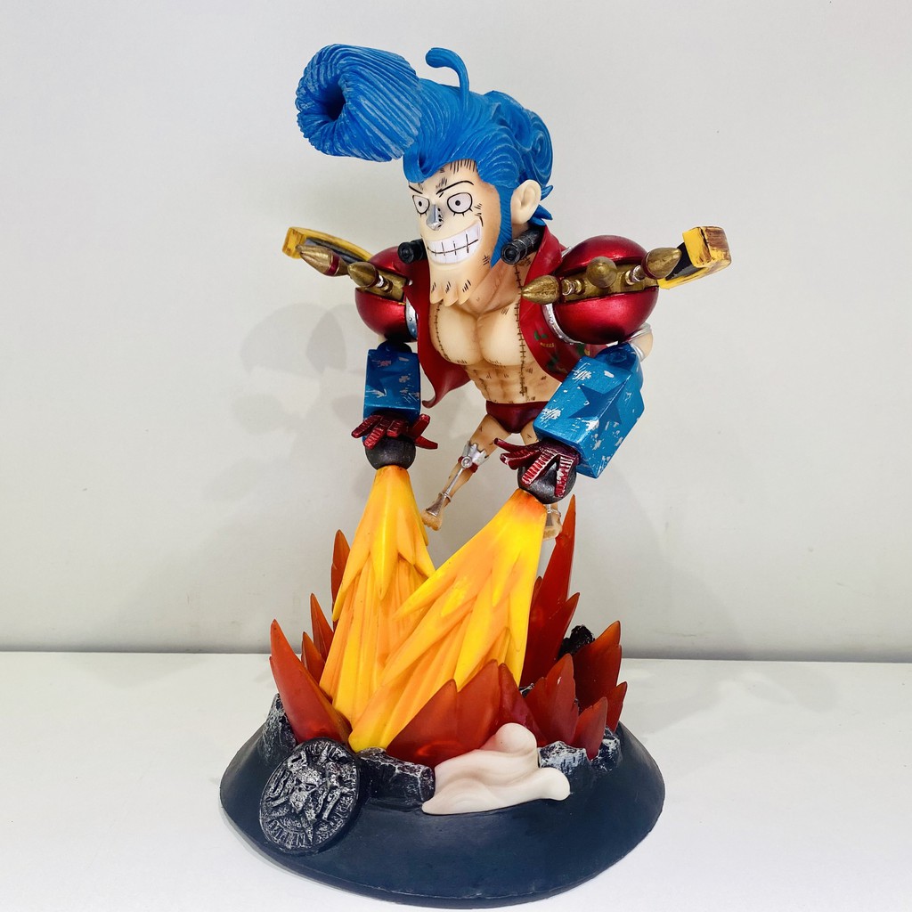 Mô Hình Franky ( Thợ Đóng Tàu ) Trạng thái chiến đấu Cao 22cm - Figure Tượng One Piece Vua Hải Tặc