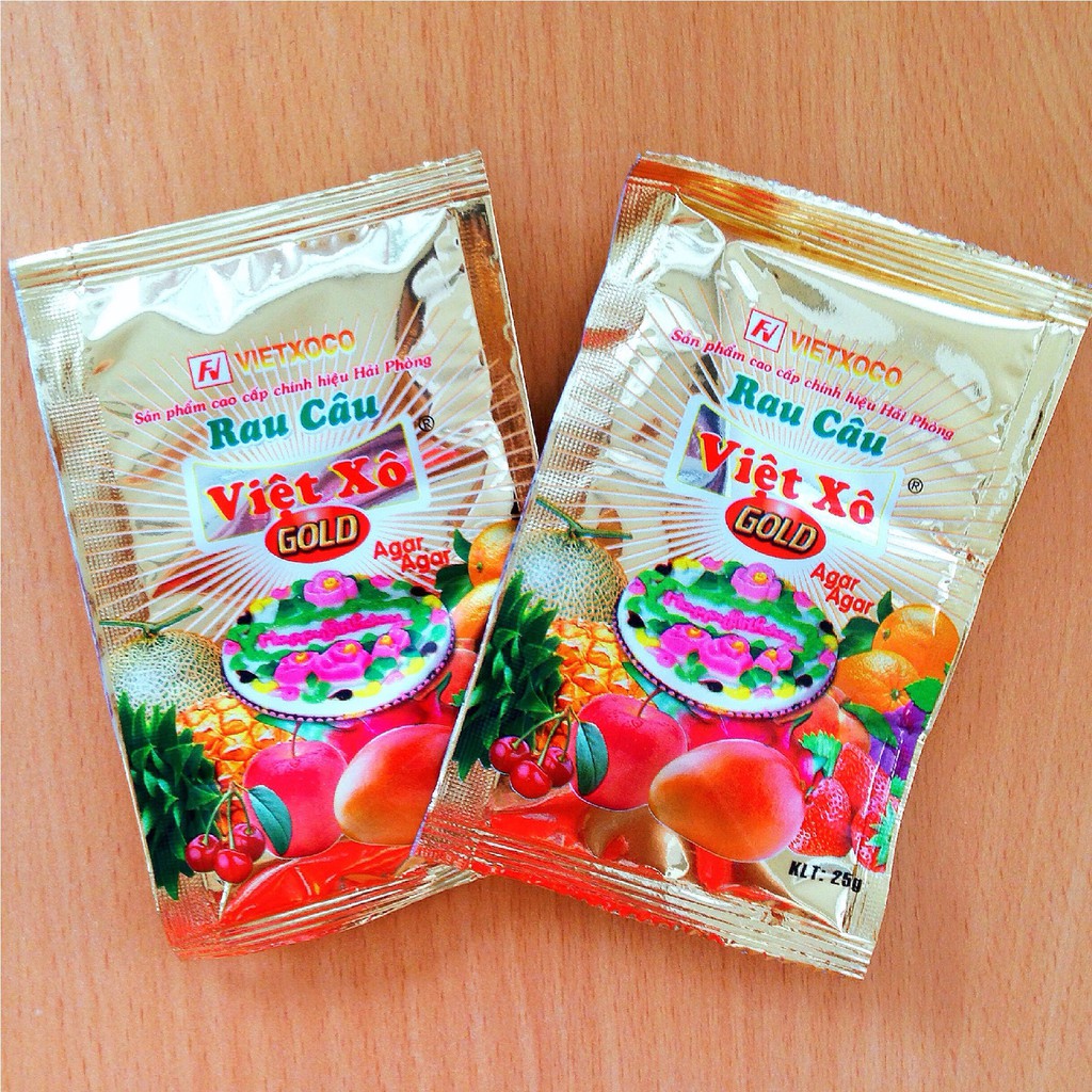 Bột rau câu Agar Việt Xô 25g - loại Gold đặc biệt - PC42