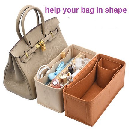 Lót túi giữ form Her mes Birkin 25 30 35 bag organiser insert Lót túi Túi xách Trọn gói Túi mật Gói thu thập Túi dọn dẹp