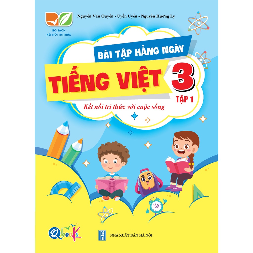 Sách - Combo Bài Tập Hằng Ngày Lớp 3 - Môn Toán và Tiếng Việt học kì 1 -  Chương Trình Kết Nối Tri Thức (2 quyển)