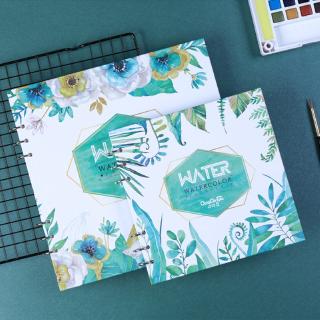 Sổ tay 40 trang màu nước dày 300 GSM độc đáo
