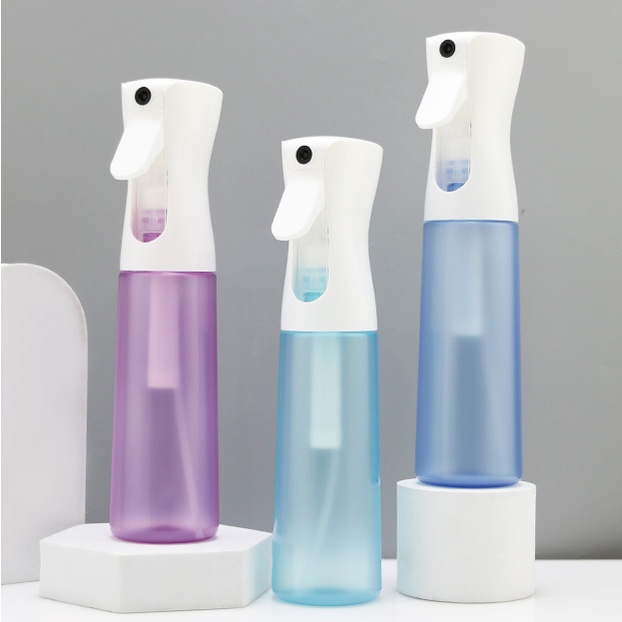 Bình Xịt Nước Rửa Mặt/Tóc Trong Suốt Áp Suất Cao 300ML