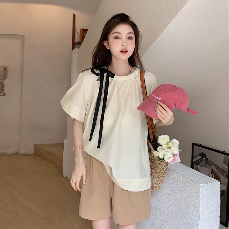 Bộ Trang Phục Hai Mảnh Áo Dáng Rộng Phong Cách Hàn Quốc Thời Trang 2022