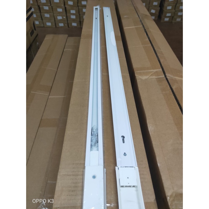 Thanh ray đèn rọi-thanh 1m - đế đơn tròn