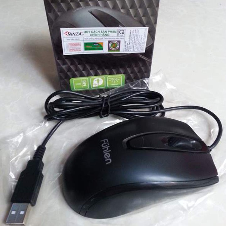 Chuột máy tính có dây Fuhlen L102 - Chính hãng Ninza