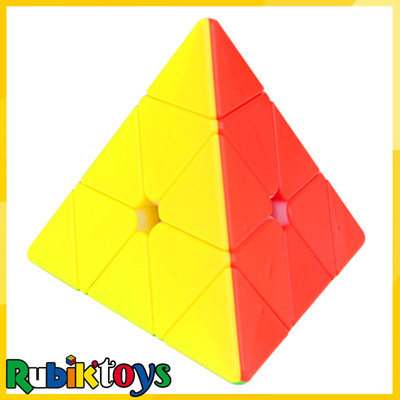 Combo Rubik 3x3, Tam Giác Qiyi Cube Bẻ Góc Cực Tốt, Nhanh, Trơn, Mượt 🦋 Rubic Đồ Chơi Thông Minh
