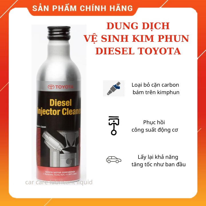 dung dịch vệ sinh buồng đốt kim phun nhiên liệu DIESEL Toyota