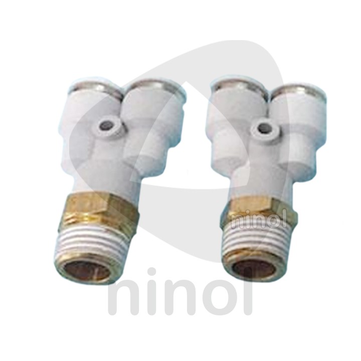 Nối chữ Y ren ngoài khí nén STNC YPX nối ống 4mm, 6mm, 8mm, 10mm