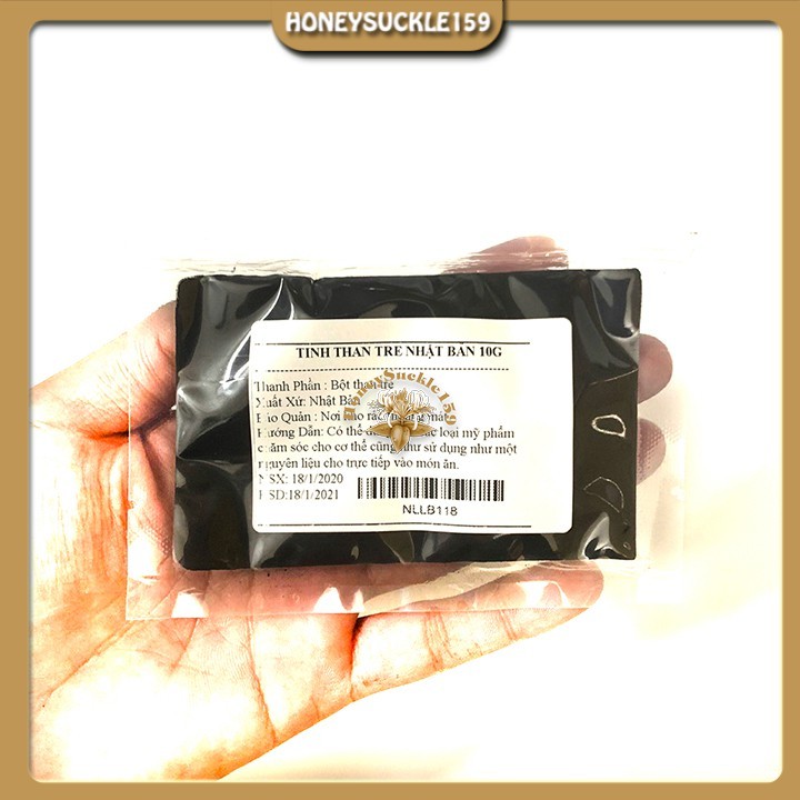 Tinh Than TreTinh Bột Than Tre Nhật Bản Gói 10g