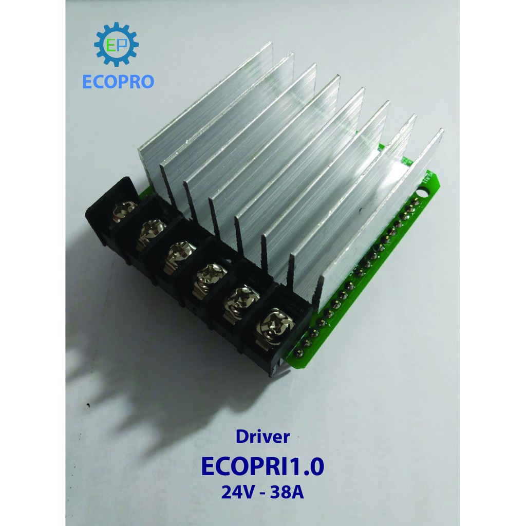 Mạch điều khiển động cơ Motor Driver DC PWM 2 kênh 12-24V Max 38A - Thiết kế cắm trực tiếp lên các dòng Board Arduino