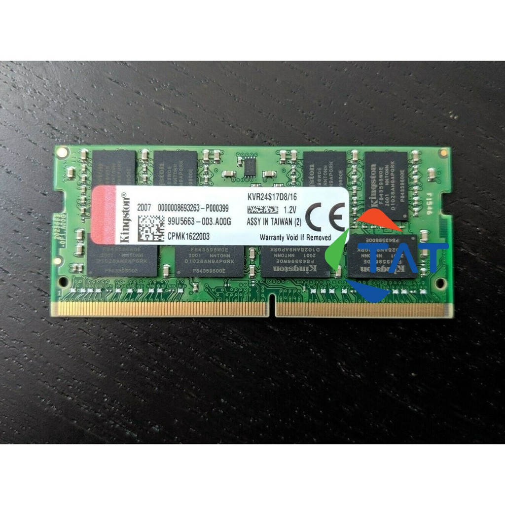 Ram Laptop Kingston 16GB DDR4 2400MHz Mới - Bảo hành 36 tháng 1 đổi 1