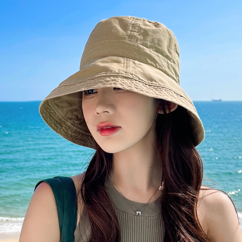 Nón Tai Bèo Chống Nắng Vành Rộng Gấp Gọn Thời Trang Xuân Thu Cho Nữ