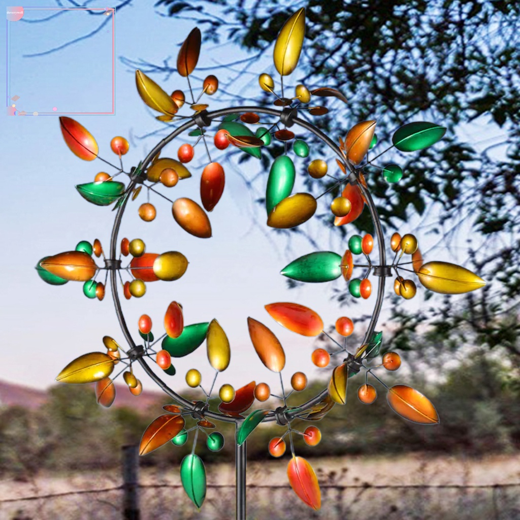 Chong Chóng Xoay Nhiều Màu Sắc Trang Trí Sân Vườn