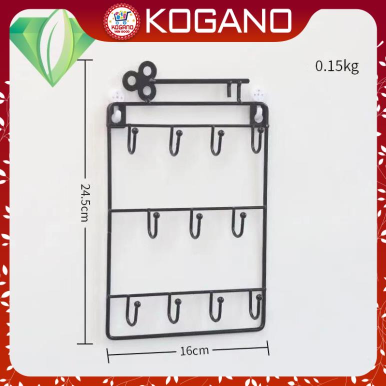 Giá Treo Đồ KOGANO Giá Để Đồ Trang Sức, Treo Chìa Khóa, Treo Khẩu Trang Đa Năng Tiện Dụng HG-001285