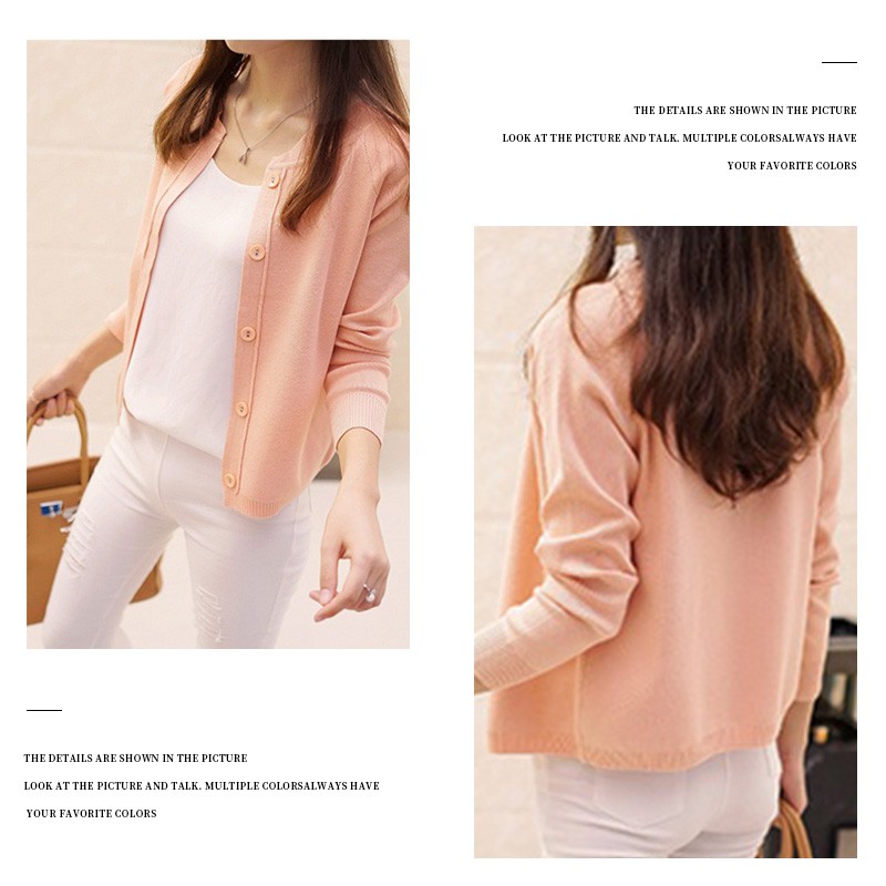 Áo Khoác Cardigan Dệt Kim Thiết Kế Xinh Xắn Dành Cho Nữ | BigBuy360 - bigbuy360.vn