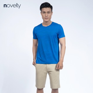 Áo thun nam Novelty cổ tròn họa tiết in chìm 190206