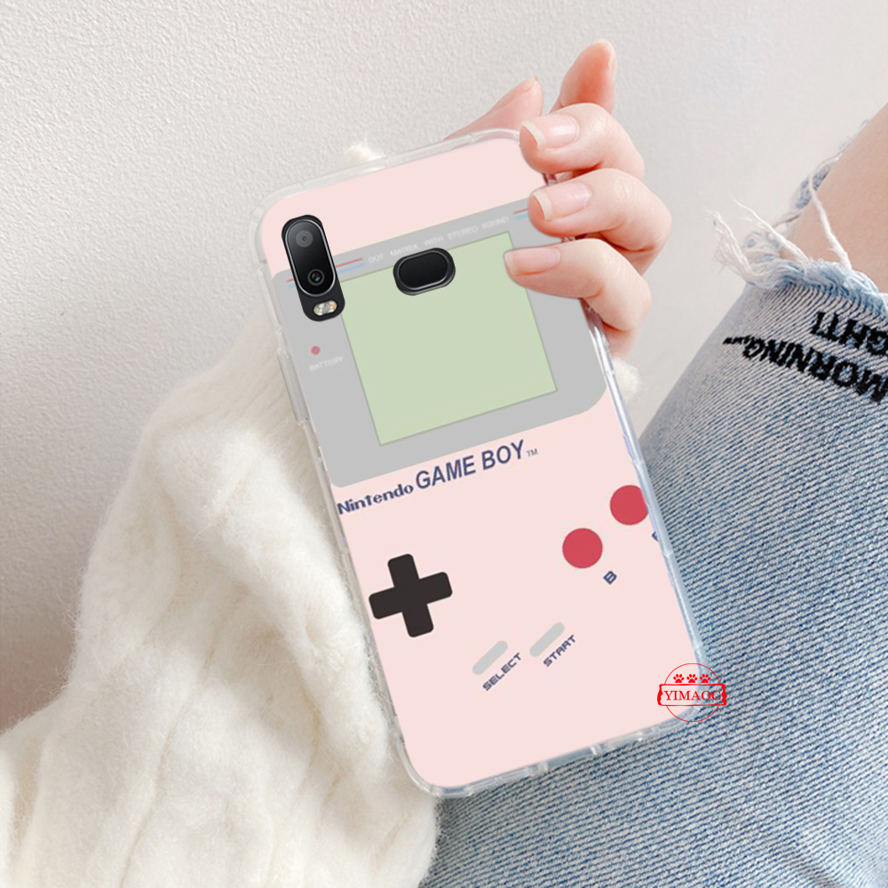 Samsung A01 EU A10 A10S A11 A20 A30 A20s A21S A30S A50 A50S Transparent soft Case 136C Game Boy