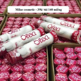 Bông Tẩy Trang - Olea Cotton Pads (120 + 20 miếng) thấm hút, mềm mại cho da